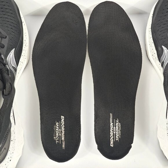 Saucony Endorphin Speed 4 Mens Size 12.5 Running Shoes Black Speckled S20940-100 - Picture 16 of 16